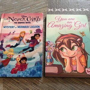 Lot of 2 Books--Graphic The Never Girls and You Are an Amazing Girl--Homeschool